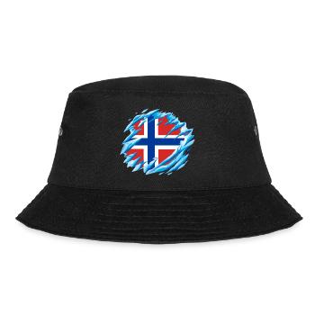Drapeau de la Norvège Scandinavie Drapeau norvégien - Bob - noir - Devant - Lela (165cm)