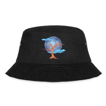Amoureux de la nature Arbre Cadeau Pleine Lune Nature - Bob - noir - Devant - Lela (165cm)