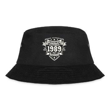 34e anniversaire mari Original octobre Vintage 1989 - Bob - noir - Devant - Lela (165cm)