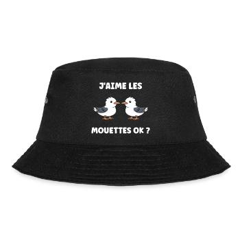 Humour petit mouette - Bob - noir - Devant - Lela (165cm)