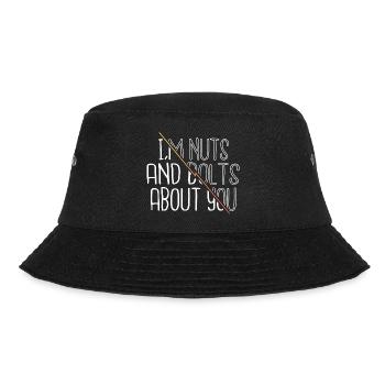 gift joke job artificial sayings fun build humor - Bucket Hat - Schwarz - Vorne - Lela (165cm)