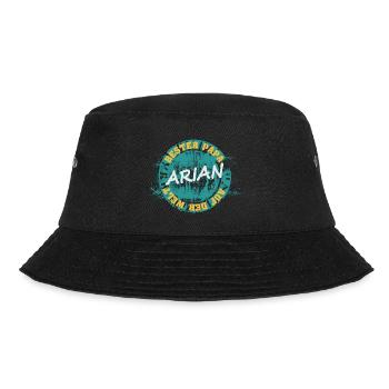 Vatertag Arian - Bucket Hat - Schwarz - Vorne - Lela (165cm)