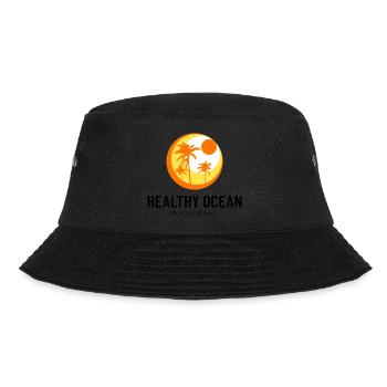 Meeresschutz - Bucket Hat - Schwarz - Vorne - Lela (165cm)