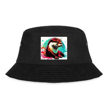 Otter - Bucket Hat - Schwarz - Vorne - Lela (165cm)