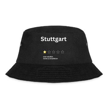 Stuttgart 1star - Bucket Hat - Schwarz - Vorne - Lela (165cm)