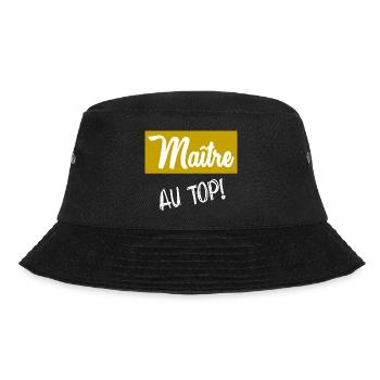 MASTER. MASTER. THANK YOU. THANK YOU MASTER - Bucket Hat - black - Front - Lela (165cm)