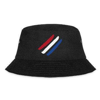 Drapeau des Pays-Bas - Rayures de style - Bob - noir - Devant - Lela (165cm)
