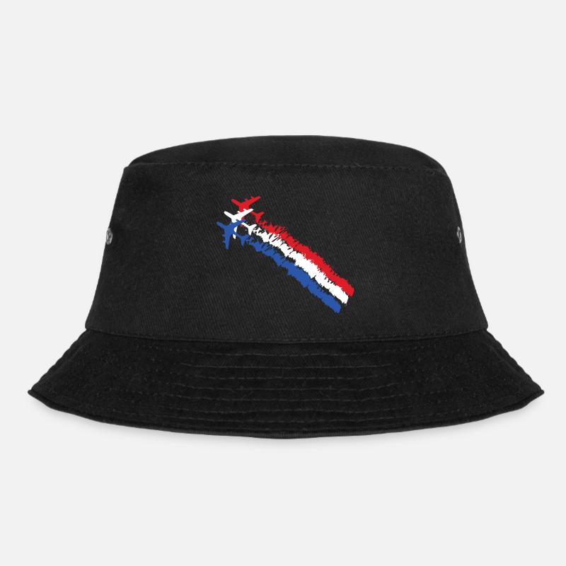 Drapeau français bleu blanc rouge avions armée - Bob - noir