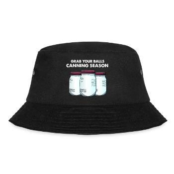 Grab your balls canning season - Bucket Hat - black - Front - Lela (165cm)