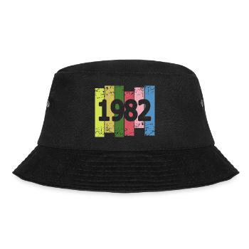 Lustig 1982 - Bucket Hat - Schwarz - Vorne - Lela (165cm)