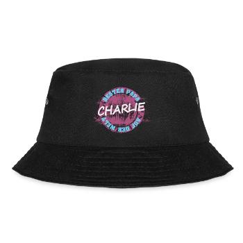 Geschenk für Charlie - Bucket Hat - Schwarz - Vorne - Lela (165cm)