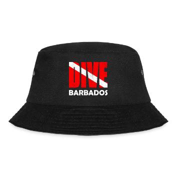 Dive Barbados - Karibik - Caribbean - West Indies - Bucket Hat - Schwarz - Vorne - Lela (165cm)