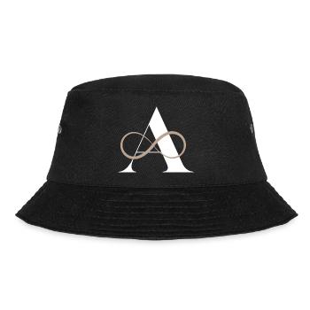 Buchstabe bis unendlich - Bucket Hat - Schwarz - Vorne - Lela (165cm)