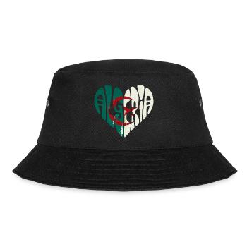 Algeria in my heart - Bucket Hat - black - Front - Lela (165cm)