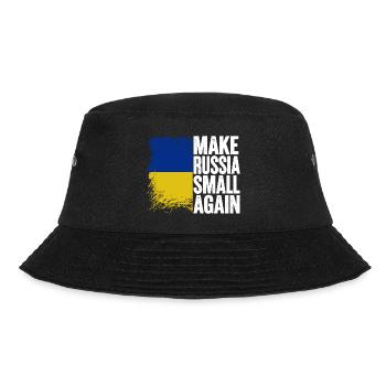 Make russia small again - Bucket Hat - Schwarz - Vorne - Lela (165cm)