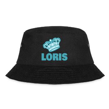 Geschenk für Loris - Bucket Hat - Schwarz - Vorne - Lela (165cm)