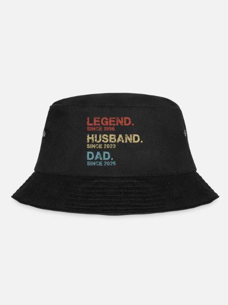 Legende Ehemann Vater - Bucket Hat - Schwarz