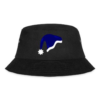 Blue Christmas Hat - Bucket Hat - black - Front - Lela (165cm)