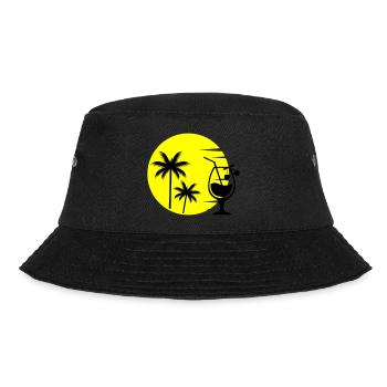 cocktail sunset - Bucket Hat - Schwarz - Vorne - Lela (165cm)