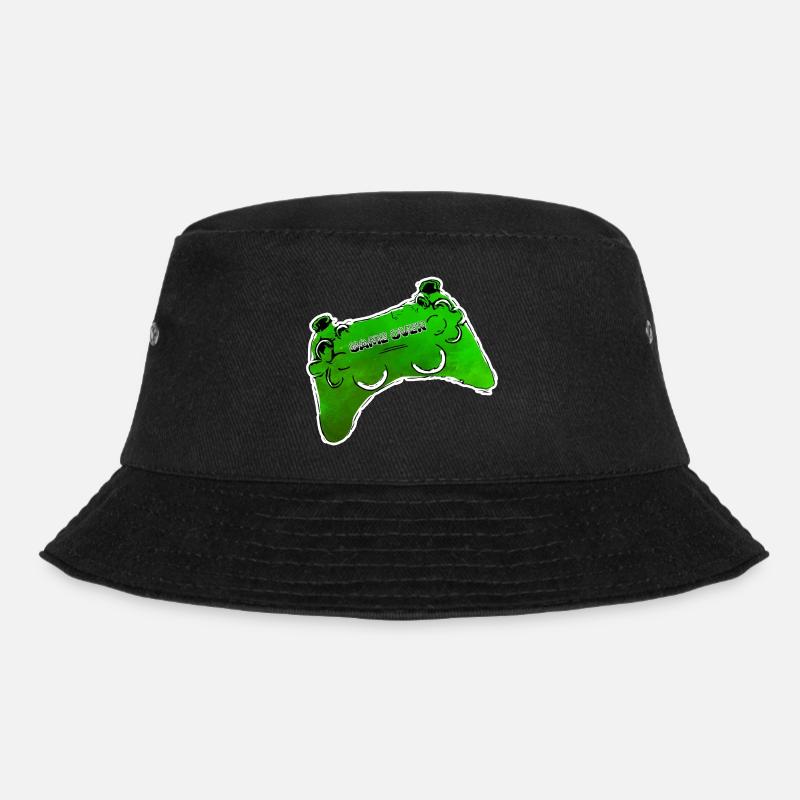 manette de bande dessinée verte avec texte GAME OVER - Bob - noir