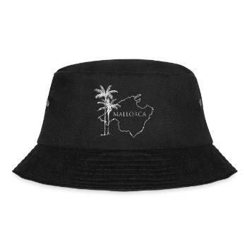 Mallorca Insel Palmen Urlaub Entspannung Reisen - Bucket Hat - Schwarz - Vorne - Lela (165cm)