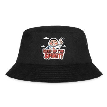 HALTEN SIE DEN SPIRIT AUFRECHT - Bucket Hat - Schwarz - Vorne - Lela (165cm)
