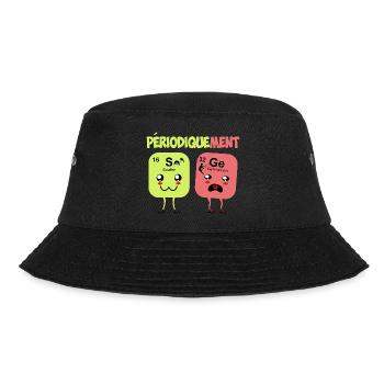 Periodisch weiser Humor Periodensystem - Bucket Hat - Schwarz - Vorne - Lela (165cm)