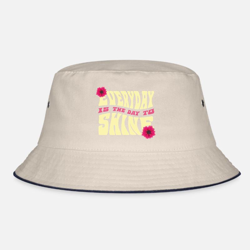 Jeden Tag Strahlen Design Bucket Hat