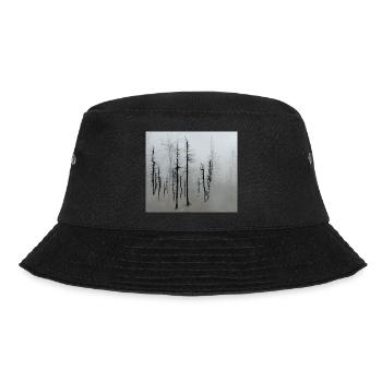 Totholzfichten_im_Nebel - Bucket Hat - black - Front - Lela (165cm)