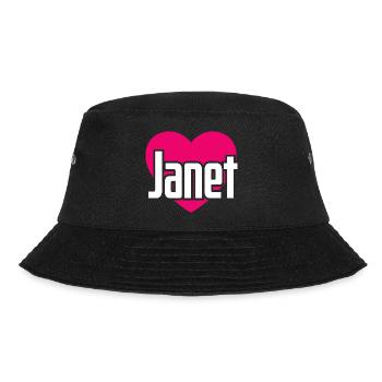 J’aime Janet Pink Heart J’aime Janet - Bob - noir - Devant - Lela (165cm)