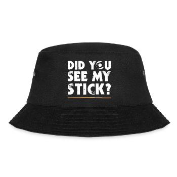 Did you see funny billiards billiards player - Bucket Hat - black - Front - Lela (165cm)