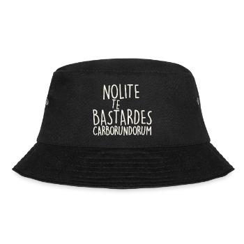 Nolite Te Bastardes Carborundorum - Bucket Hat - black - Front - Lela (165cm)