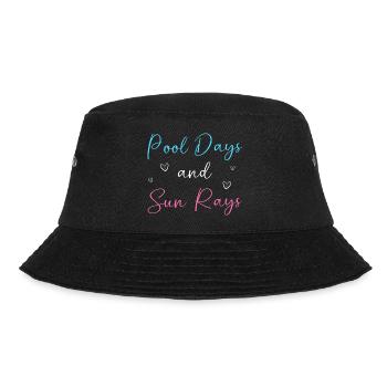 Pool Party - Bucket Hat - Schwarz - Vorne - Lela (165cm)