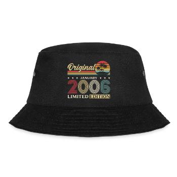 20th Birthday Original January Volume 2006 - Bucket Hat - black - Front - Lela (165cm)