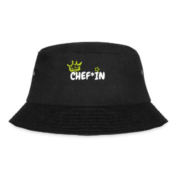 ChefIn  - Bucket Hat - Schwarz - Vorne - Lela (165cm)