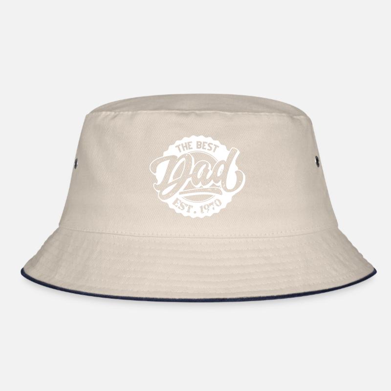 The Best Dad EST 1970 Bucket Hat