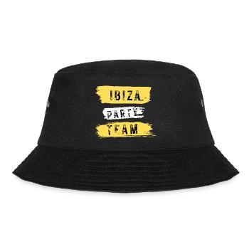 Ibiza Party Team - Bucket Hat - Schwarz - Vorne - Lela (165cm)