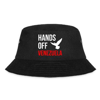 HANDS OFF VENEZUELA - Bucket Hat - Schwarz - Vorne - Lela (165cm)