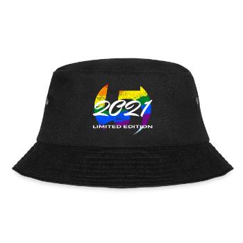 5. Geburtstag 2021 Jungen und Mädchen Geschenk - Bucket Hat - Schwarz - Vorne - Lela (165cm)