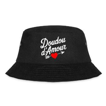 Doudou D'amour Saint valentin Couple - Bob - noir - Devant - Lela (165cm)
