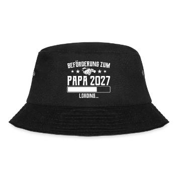 Promotion to Dad 2027 Loading Gift - Bucket Hat - black - Front - Lela (165cm)
