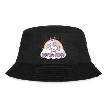 Funny Unicorn Shirt for Humor Fans - Bucket Hat - black - Front - Lela (165cm)