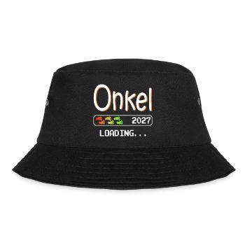 Werdender Onkel 2027 loading ich werde Onkel - Bucket Hat - Schwarz - Vorne - Lela (165cm)