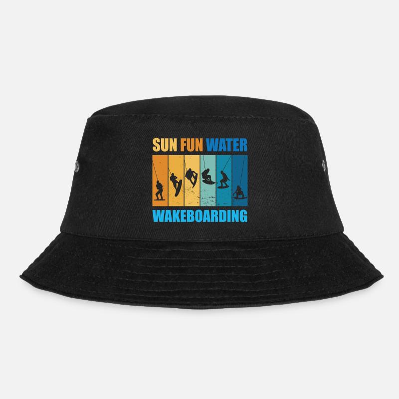 Soleil, Plaisir, Eau, Wakeboard - Bob - noir