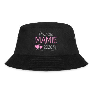 Promue Mamie 2026 Cadeau grossesse naissance bébé - Bob - noir - Devant - Lela (165cm)