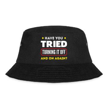 Have you ever done it off and on - Bucket Hat - black - Front - Lela (165cm)