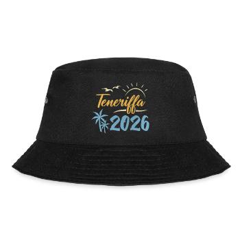 Teneriffa 2026 - Bucket Hat - Schwarz - Vorne - Lela (165cm)