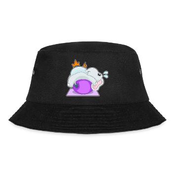Elefant Yoga Fitness Gymnastik - Bucket Hat - Schwarz - Vorne - Lela (165cm)
