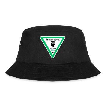 Naturschutzgebiet Nachteule Bitte nicht füttern - Bucket Hat - Schwarz - Vorne - Lela (165cm)