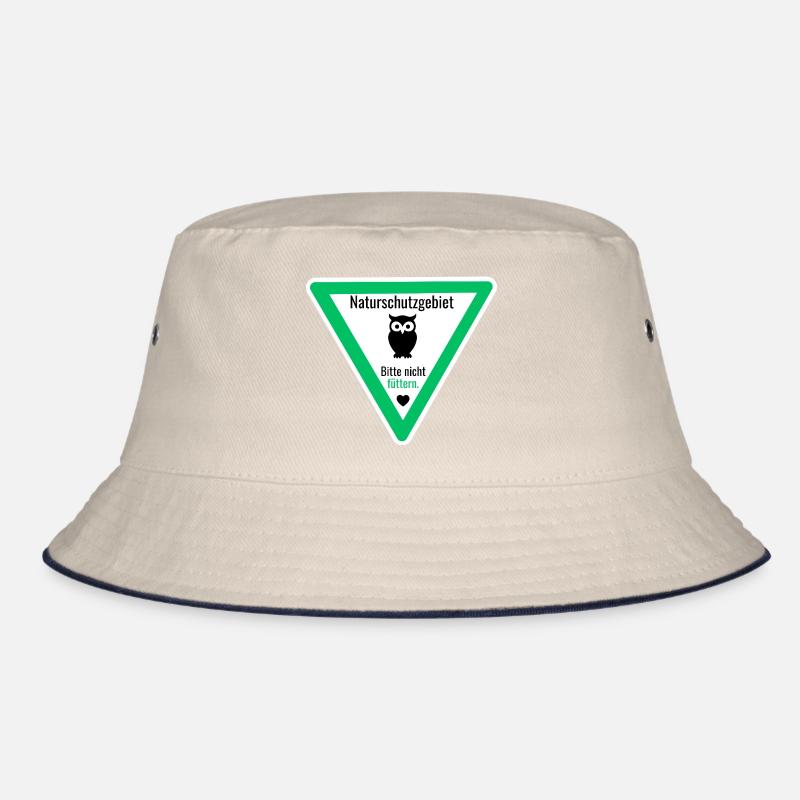 Naturschutzgebiet Nachteule Bitte nicht füttern Bucket Hat